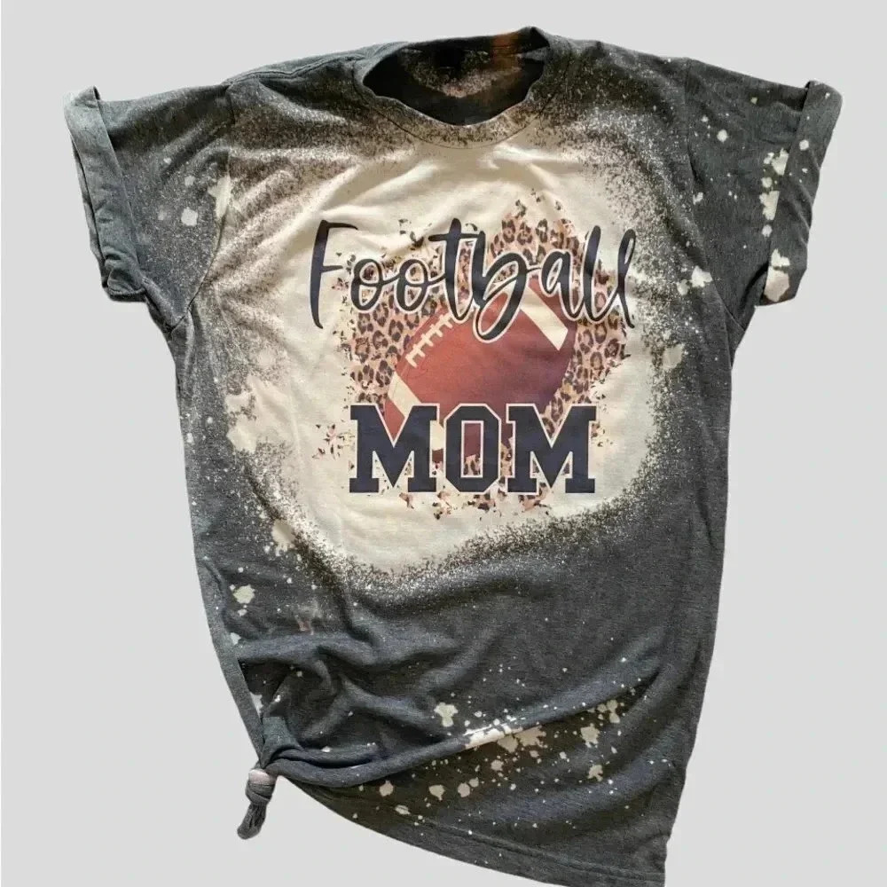 Football 🏈 Mom Bleaches Tee